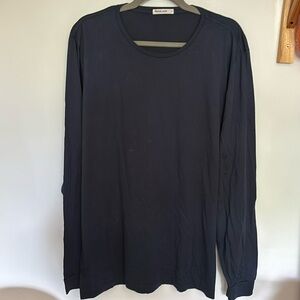 NWOT Marine Layer Men Long Sleeve Tee - dark blue - Large